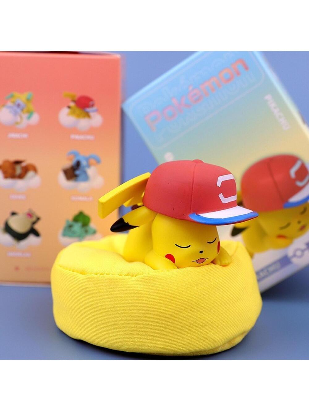 Pokémon Sleeping Pokemon Bean Bag Collectible Pikachu